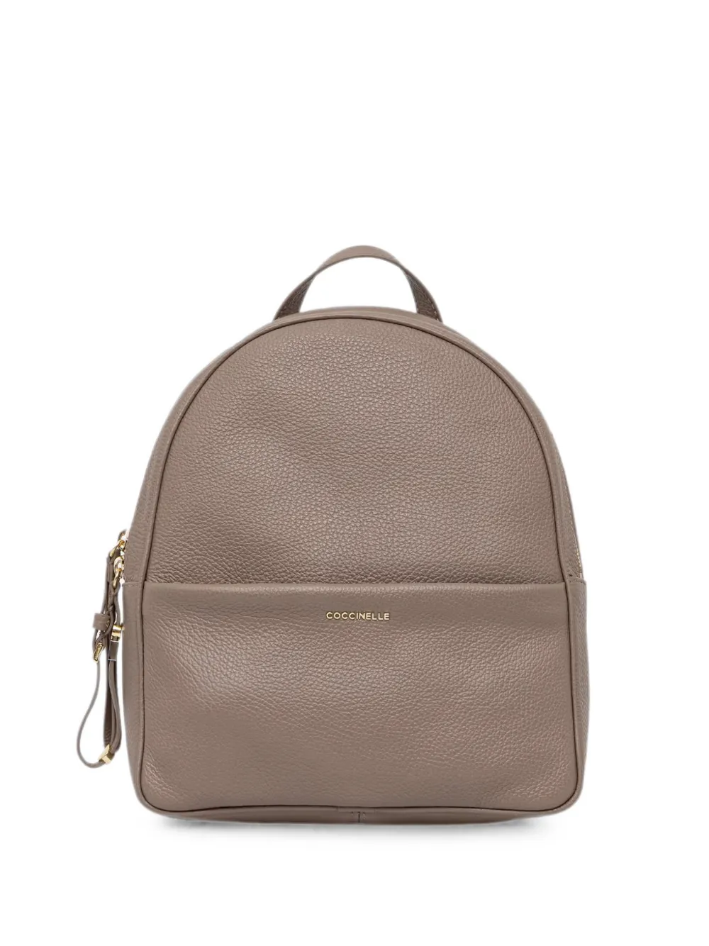 Coccinelle medium Nory grainy-leather backpack - Nude