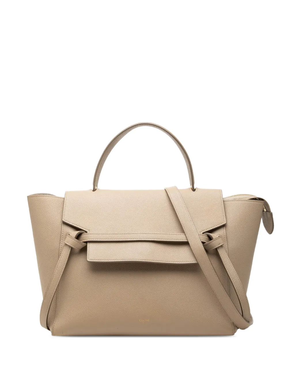 Celine Pre-Owned 2020 Mini Grained Calfskin Belt Bag satchel - Neutrals