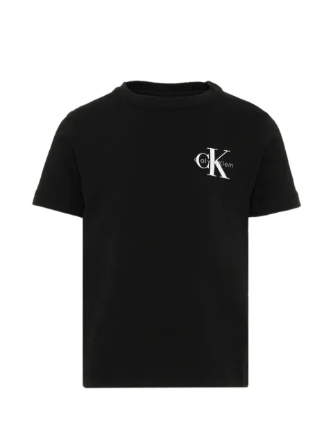 Calvin Klein Kids playera con logo estampado
