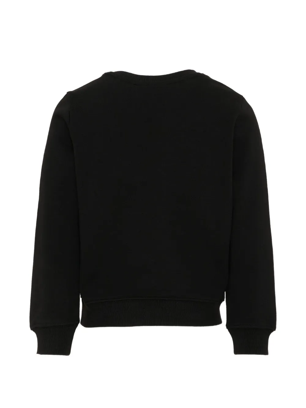 Calvin Klein Kids Katoenen sweater met logoprint Zwart