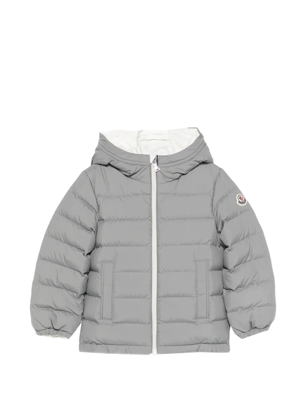 Moncler Enfant Jack met logopatch Grijs