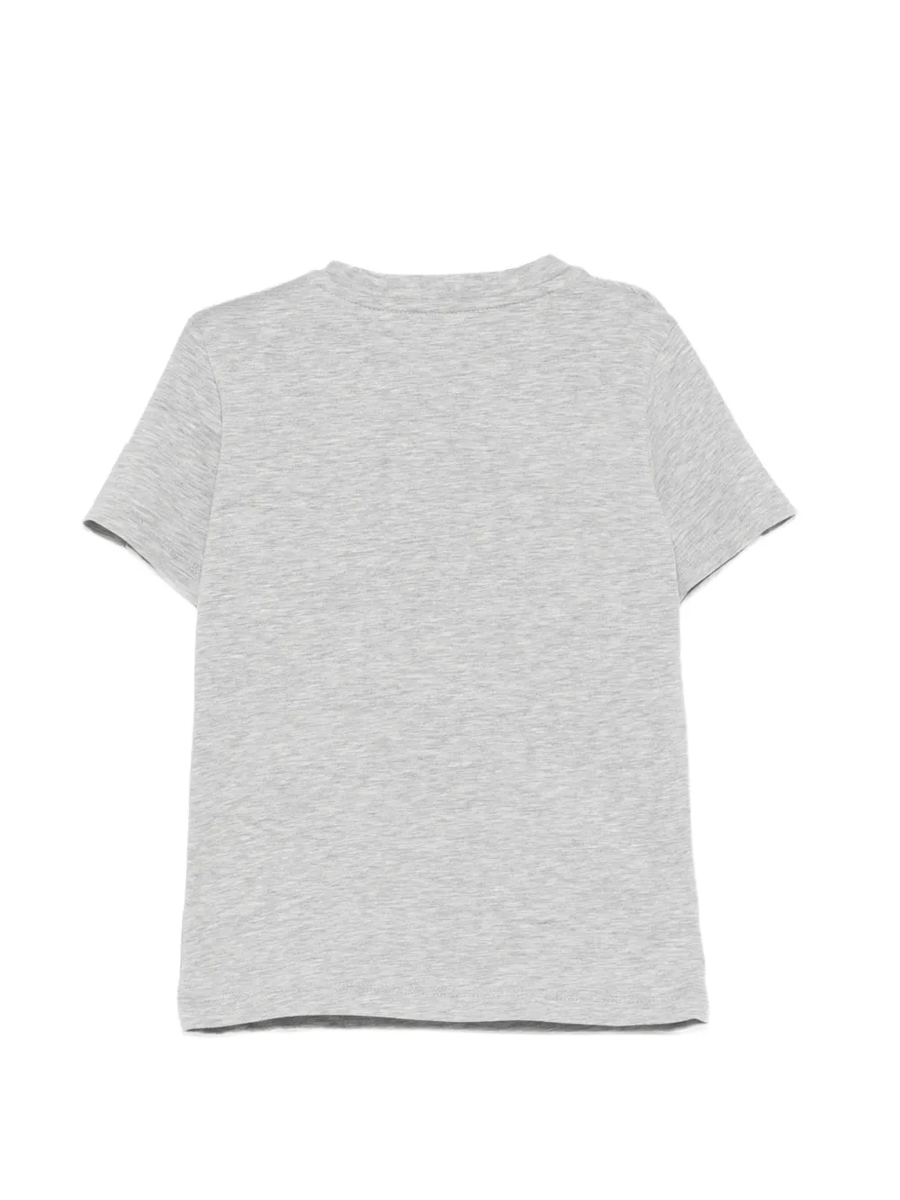 Moncler Enfant T-shirt met logo-patch en print Grijs