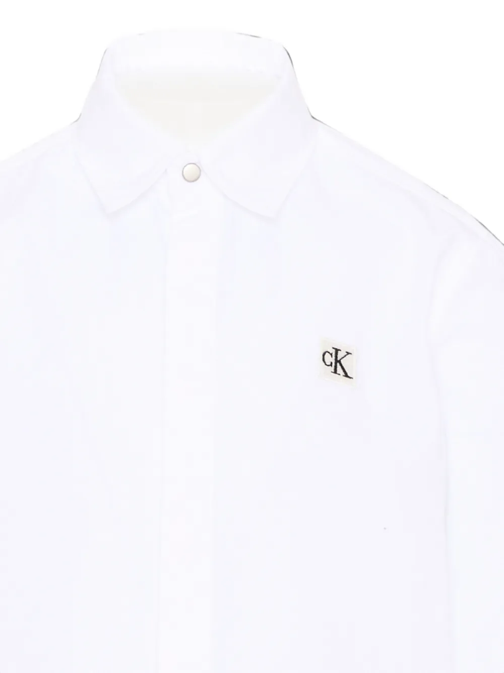 Calvin Klein Kids Shirt met logopatch Wit