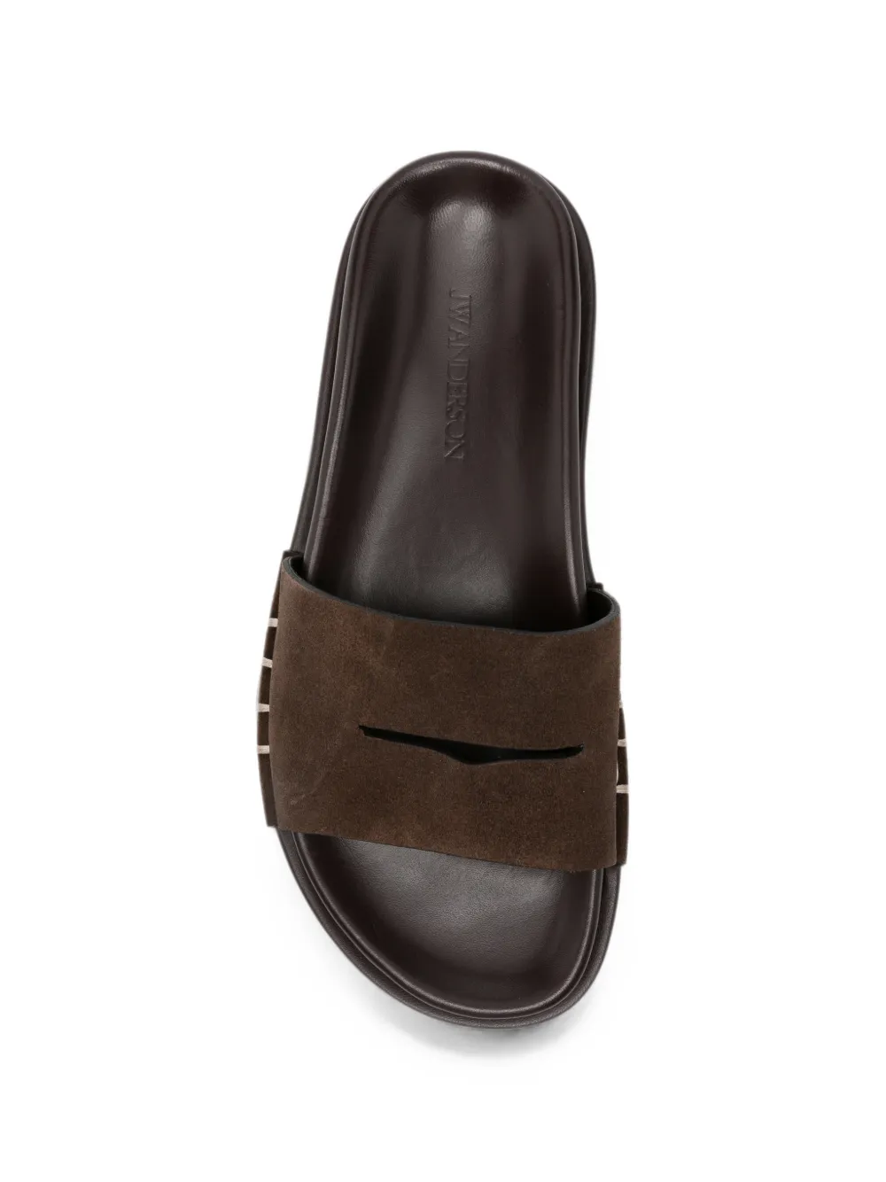 JW Anderson suede slides Bruin