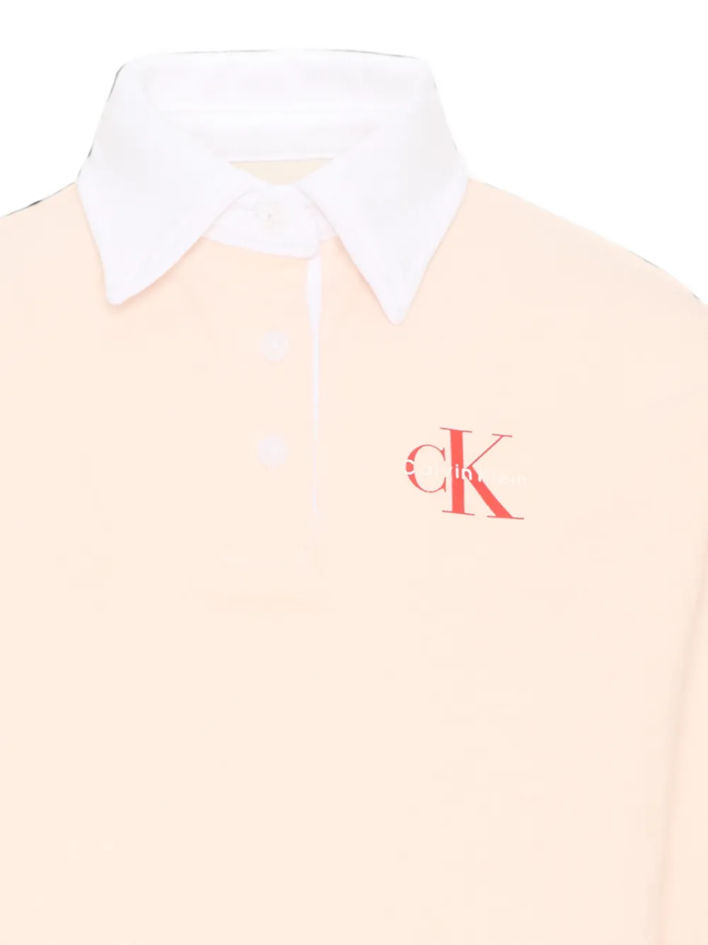 Calvin Klein Kids Poloshirt met logoprint Roze