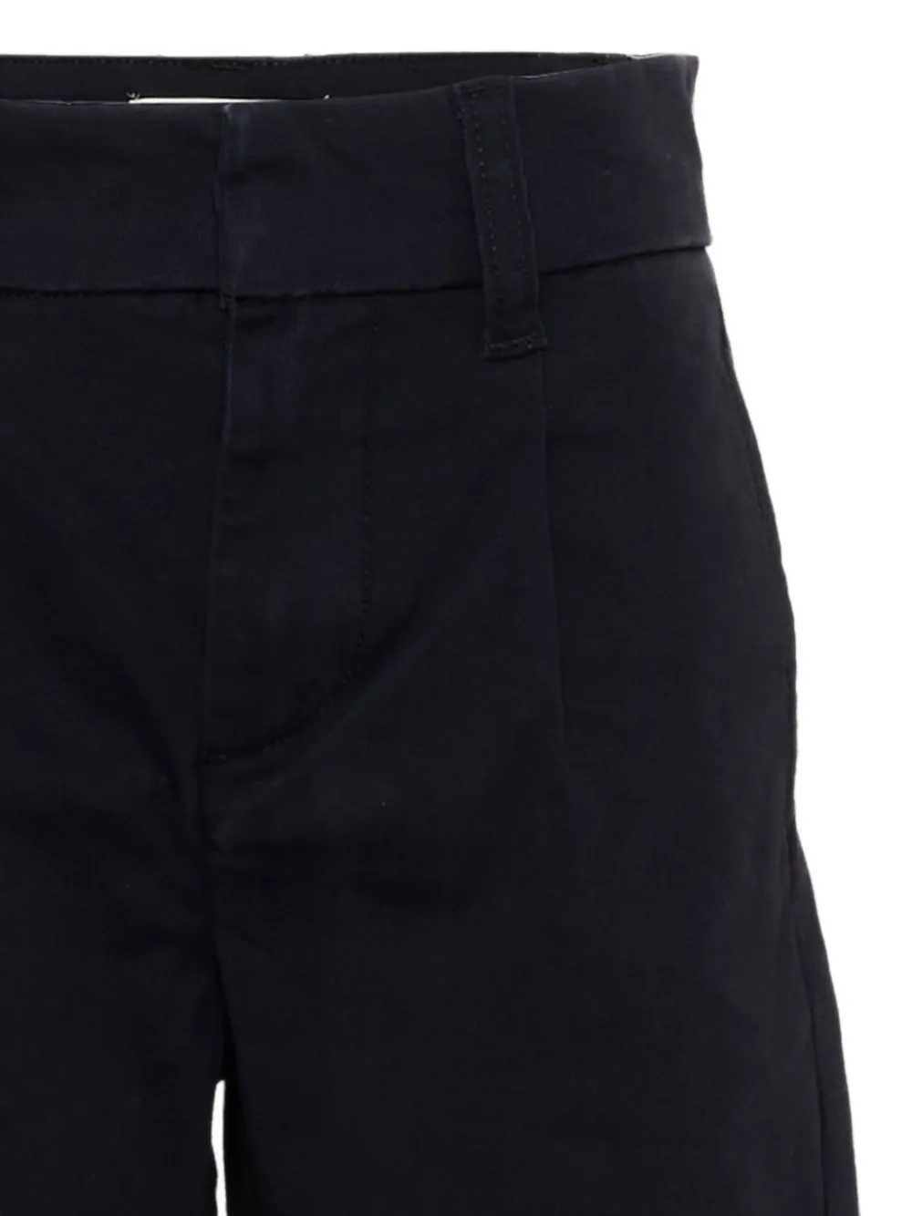 Calvin Klein Kids Plooibroek met wijde pijpen Zwart