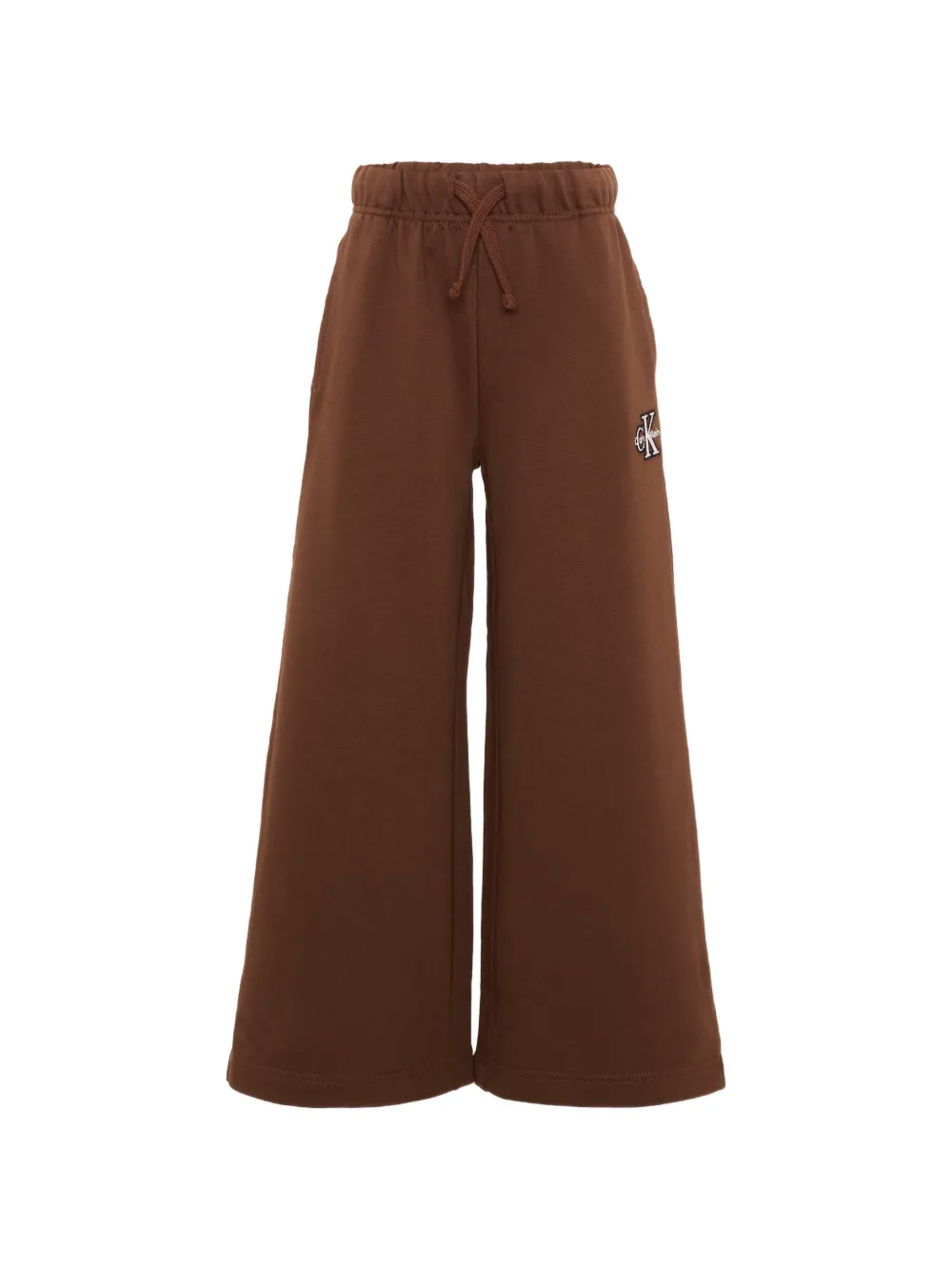 Calvin Klein Kids logo-patch track pants - Marrone