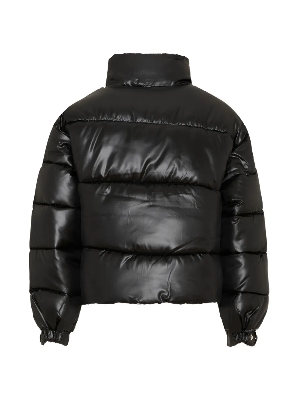 Calvin Klein Kids Donsjack met logopatch Zwart