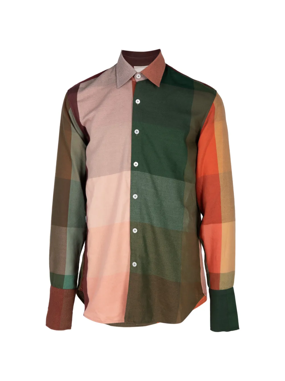 Marrakshi Life plaid long-sleeve shirt