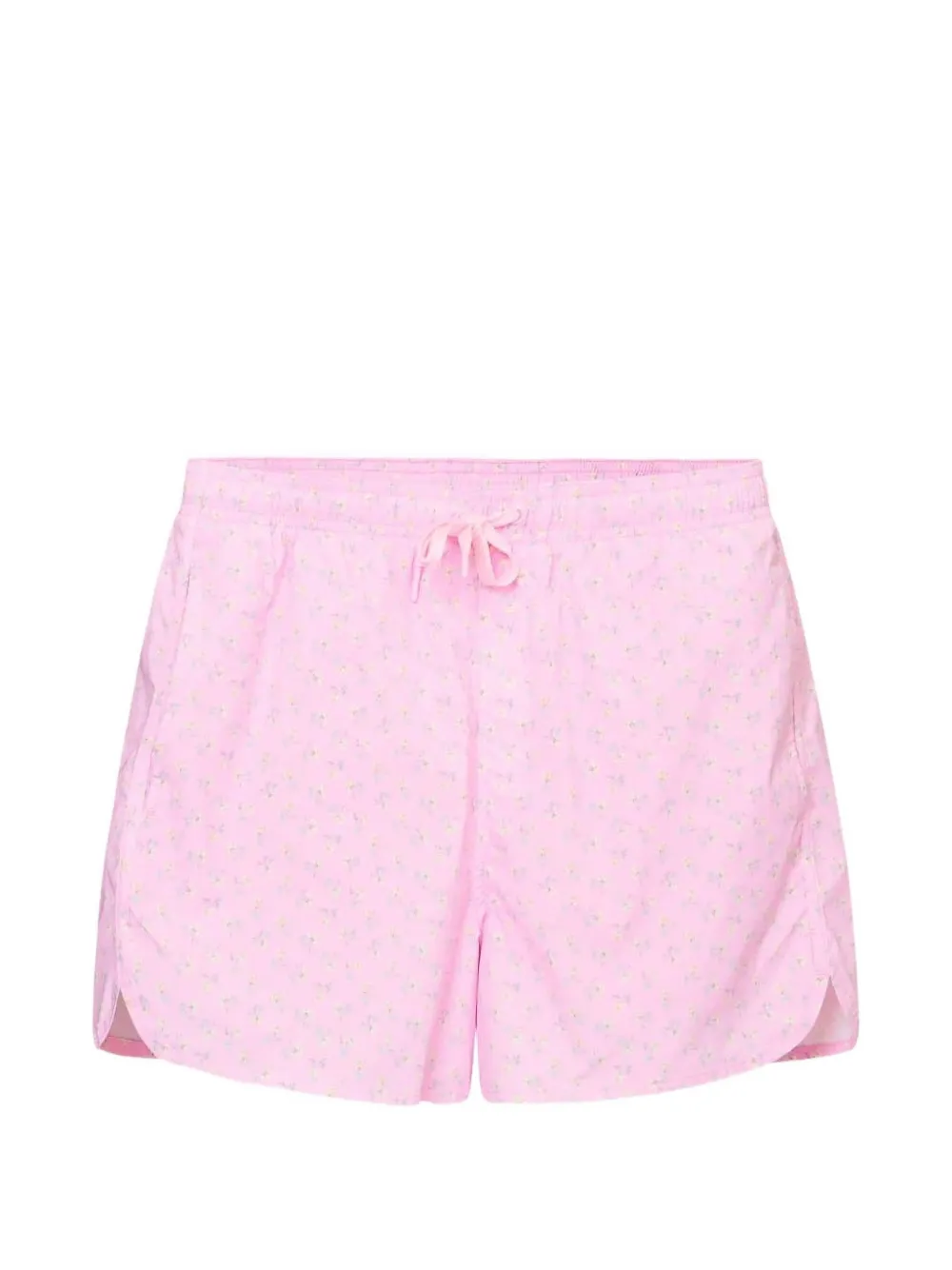 LoveShackFancy Kai floral-print swim shorts - Rosa