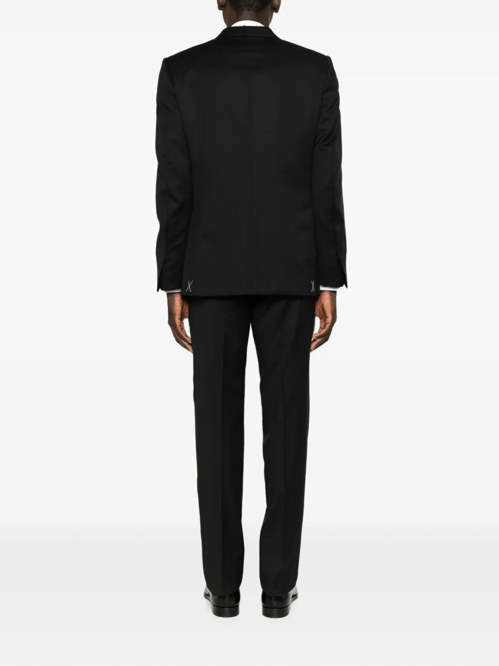 Zegna Wollen pak Zwart