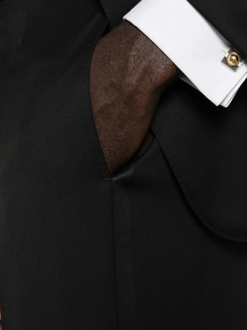 Zegna Wollen pak Zwart