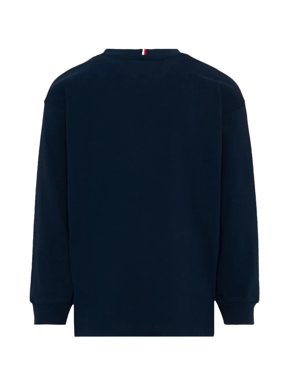 Tommy Hilfiger Junior T-shirt met lange mouwen en geborduurd logo Blauw