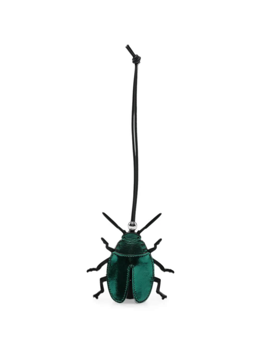 JW Anderson cockroach-pendant keyring - Schwarz
