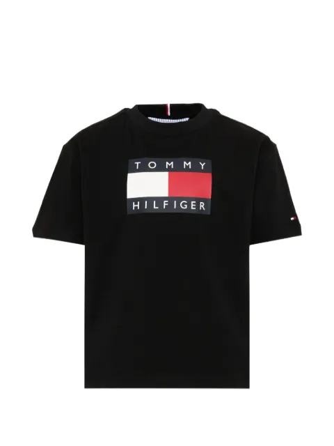 Tommy Hilfiger Junior logo-print cotton T-shirt
