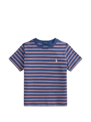 Comme Des Garçons Play Kids ストライプ Tシャツ | ブルー | FARFETCH JP
