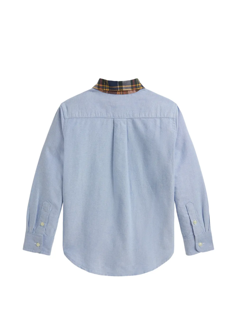 POLO RALPH LAUREN KIDS Geruit shirt met borstzak Blauw