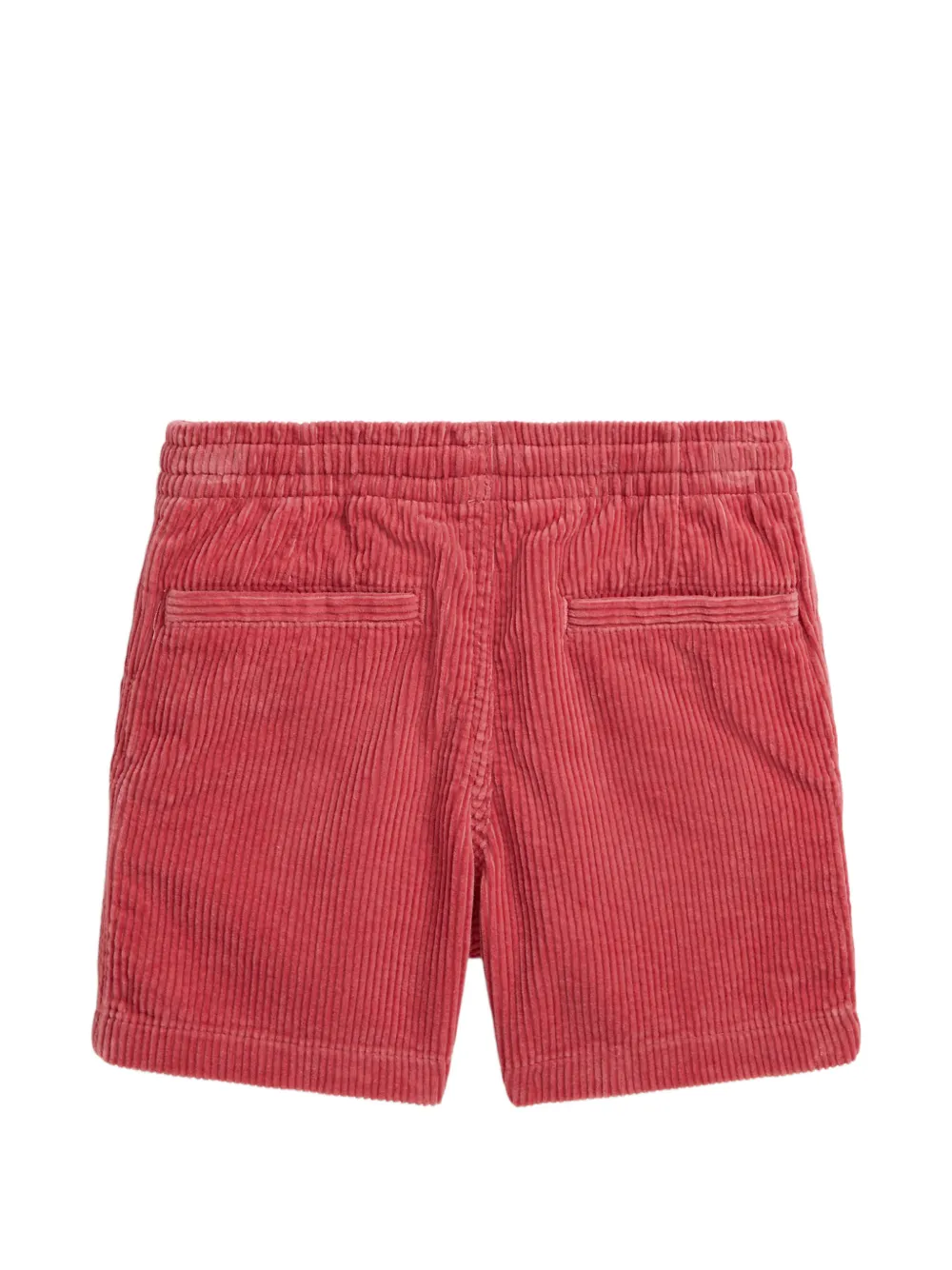 POLO RALPH LAUREN KIDS Ribfluwelen shorts met trekkoord Rood