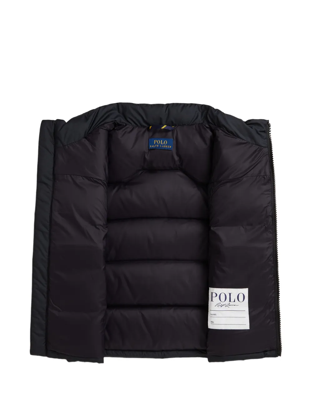 POLO RALPH LAUREN KIDS The Gorham bodywarmer met geborduurd logo Zwart