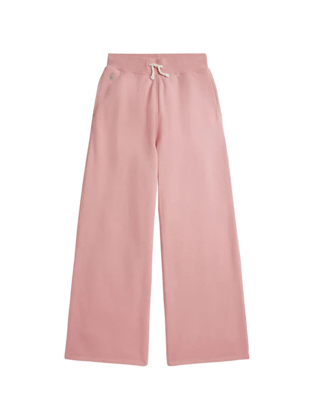 POLO RALPH LAUREN KIDS logo-embroidered drawstring track trousers - Rosa