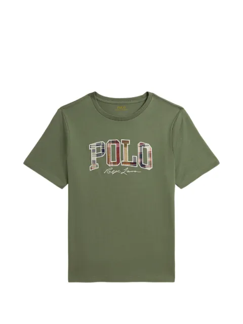 POLO RALPH LAUREN KIDS camiseta con parche del logo