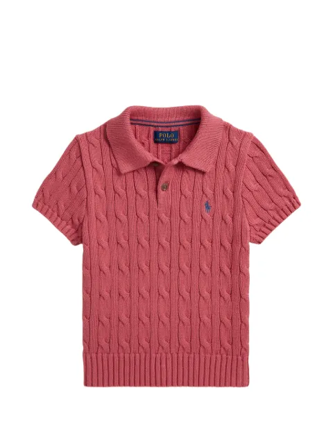 POLO RALPH LAUREN KIDS 케이블 니트 폴로 스웨터