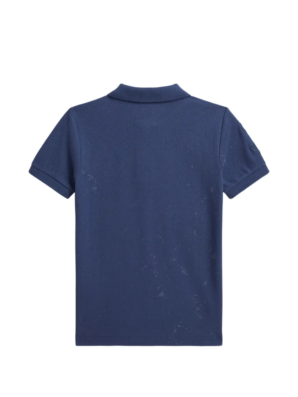 POLO RALPH LAUREN KIDS Poloshirt met geborduurd logo en verfspatten Blauw