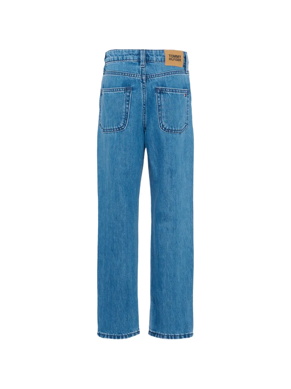 Tommy Hilfiger Junior Straight jeans Blauw