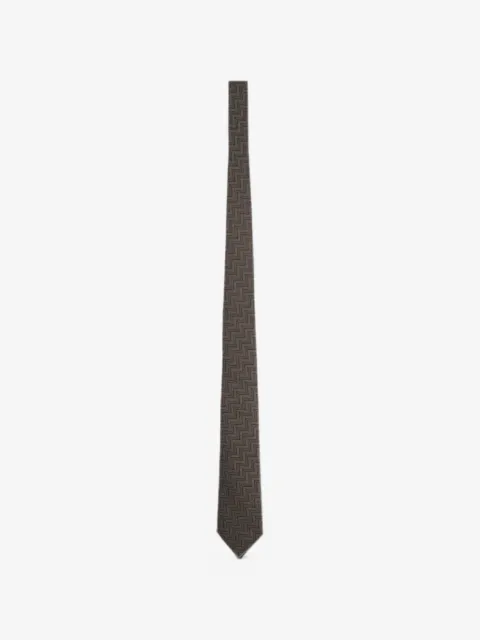 Giorgio Armani Seidenkrawatte mit Zickzackmuster