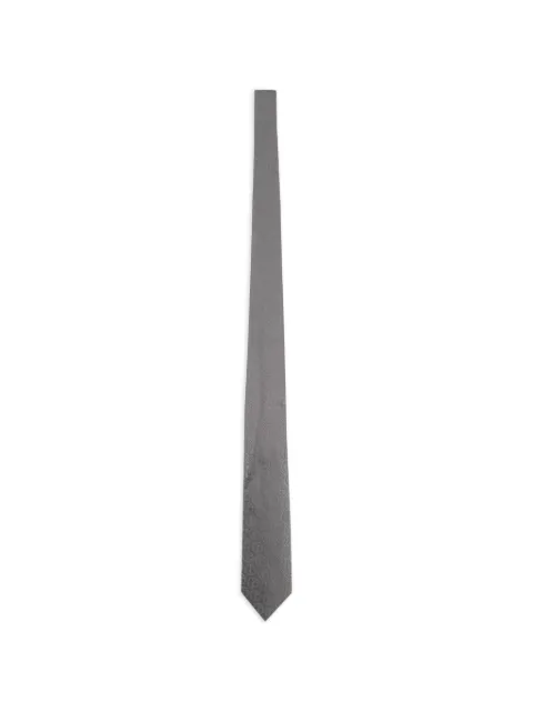Giorgio Armani logo-jacquard silk tie