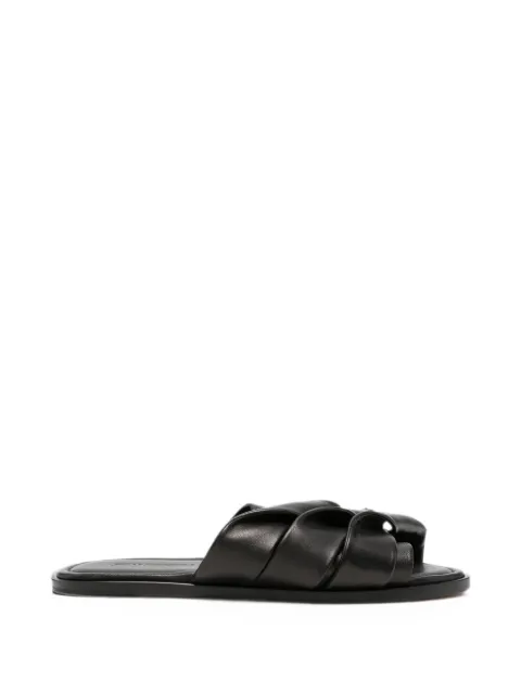 JW Anderson padded crossover sandals