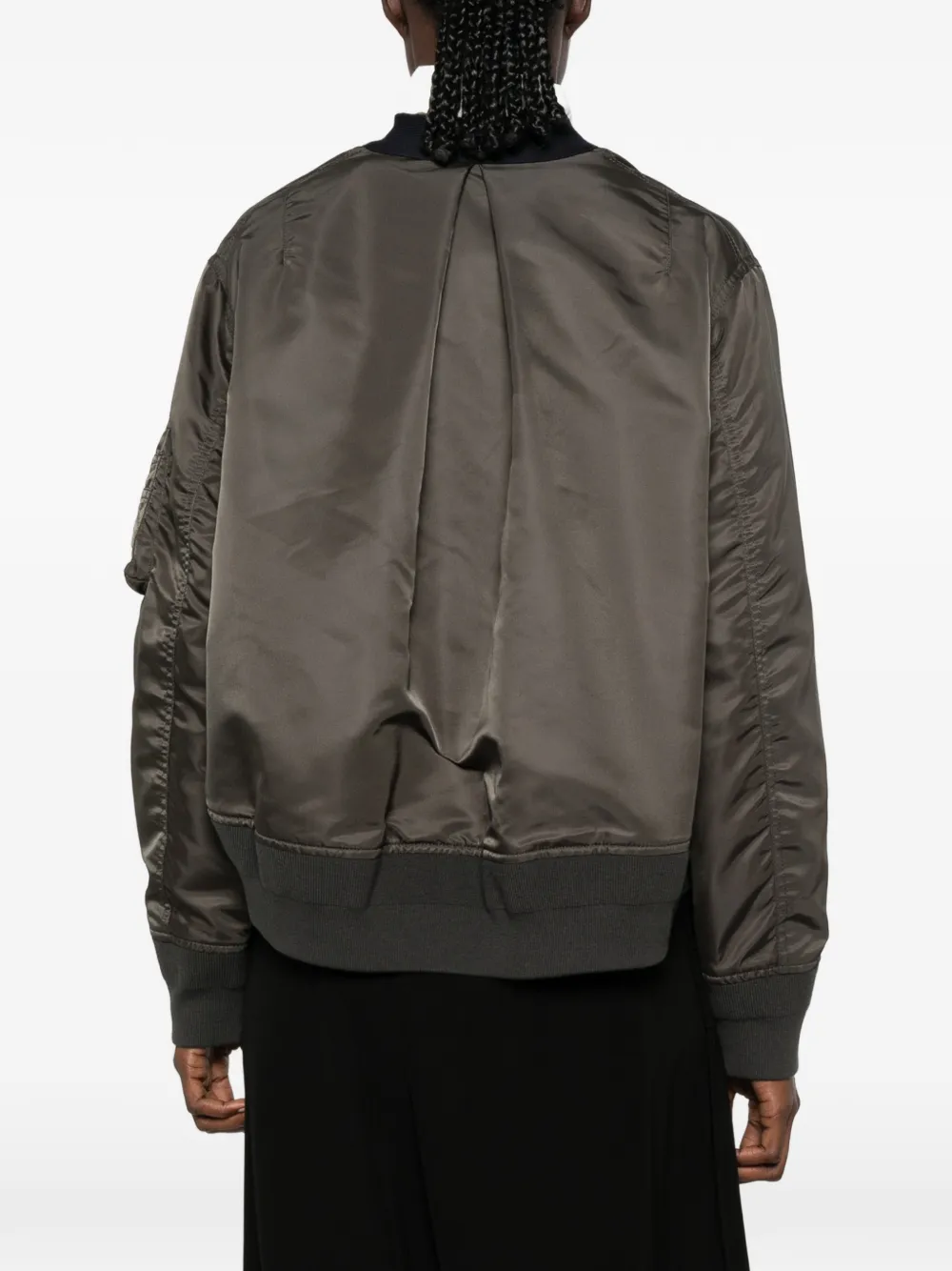 sacai Button-up vest Groen