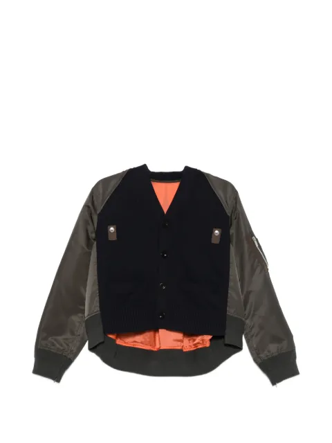 sacai cárdigan con botones