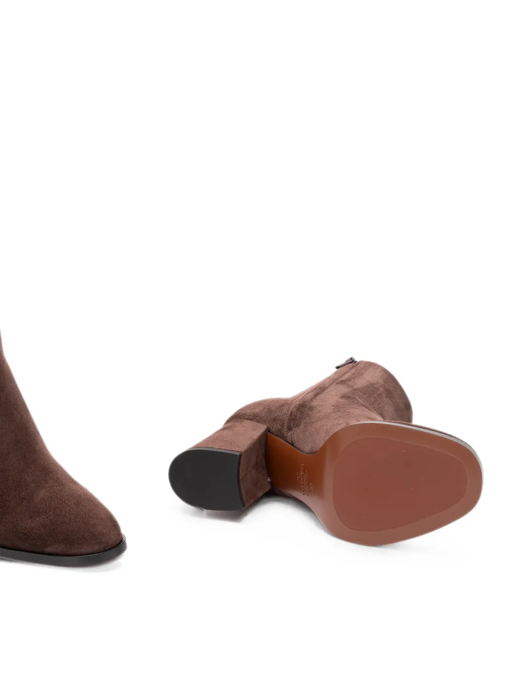 Valentino Garavani Fawcette suede ankle boots Bruin