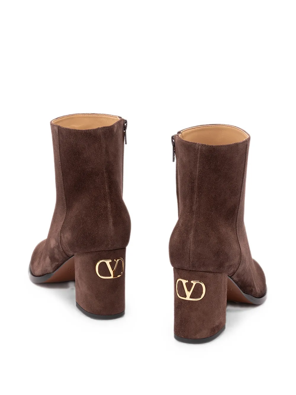 Valentino Garavani Fawcette suede ankle boots Bruin