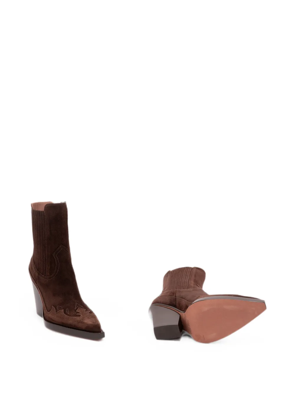 Paris Texas Dallas embroidered leather cowboy boots Bruin