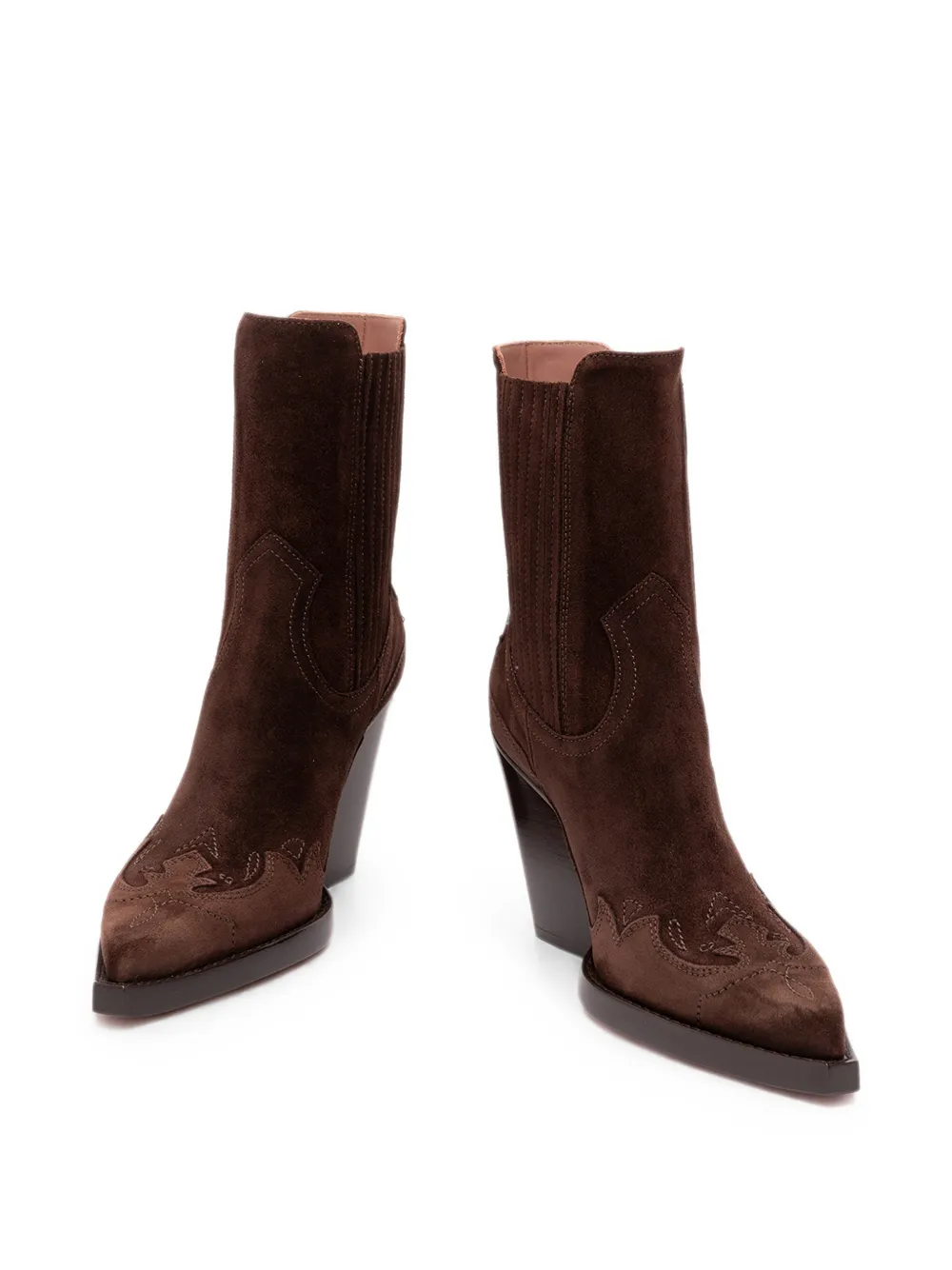 Paris Texas Dallas embroidered leather cowboy boots Bruin