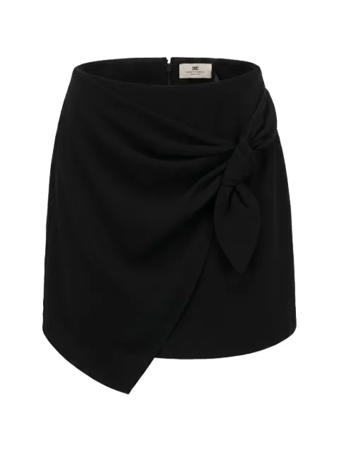 Elisabetta Franchi knot-detail asymmetric skirt