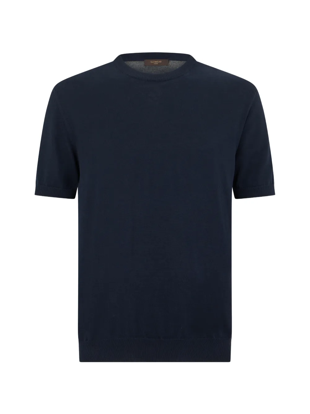 Slowear Crew-neck Short-sleeve T-shirt In Blue