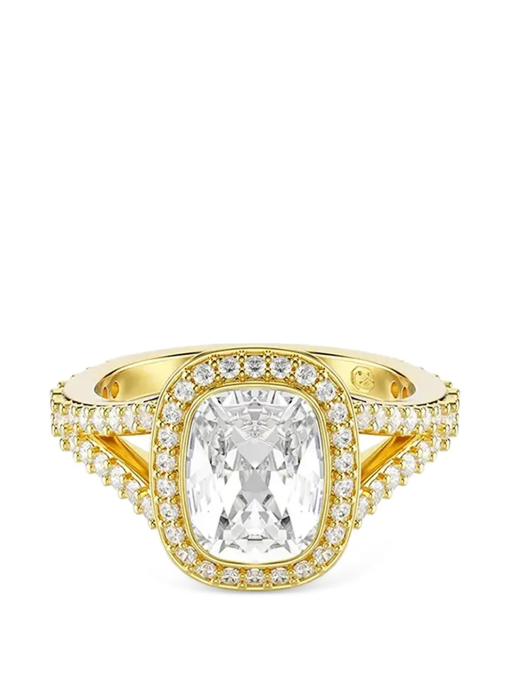 Swarovski Anello Una Angelic con cristalli - Oro