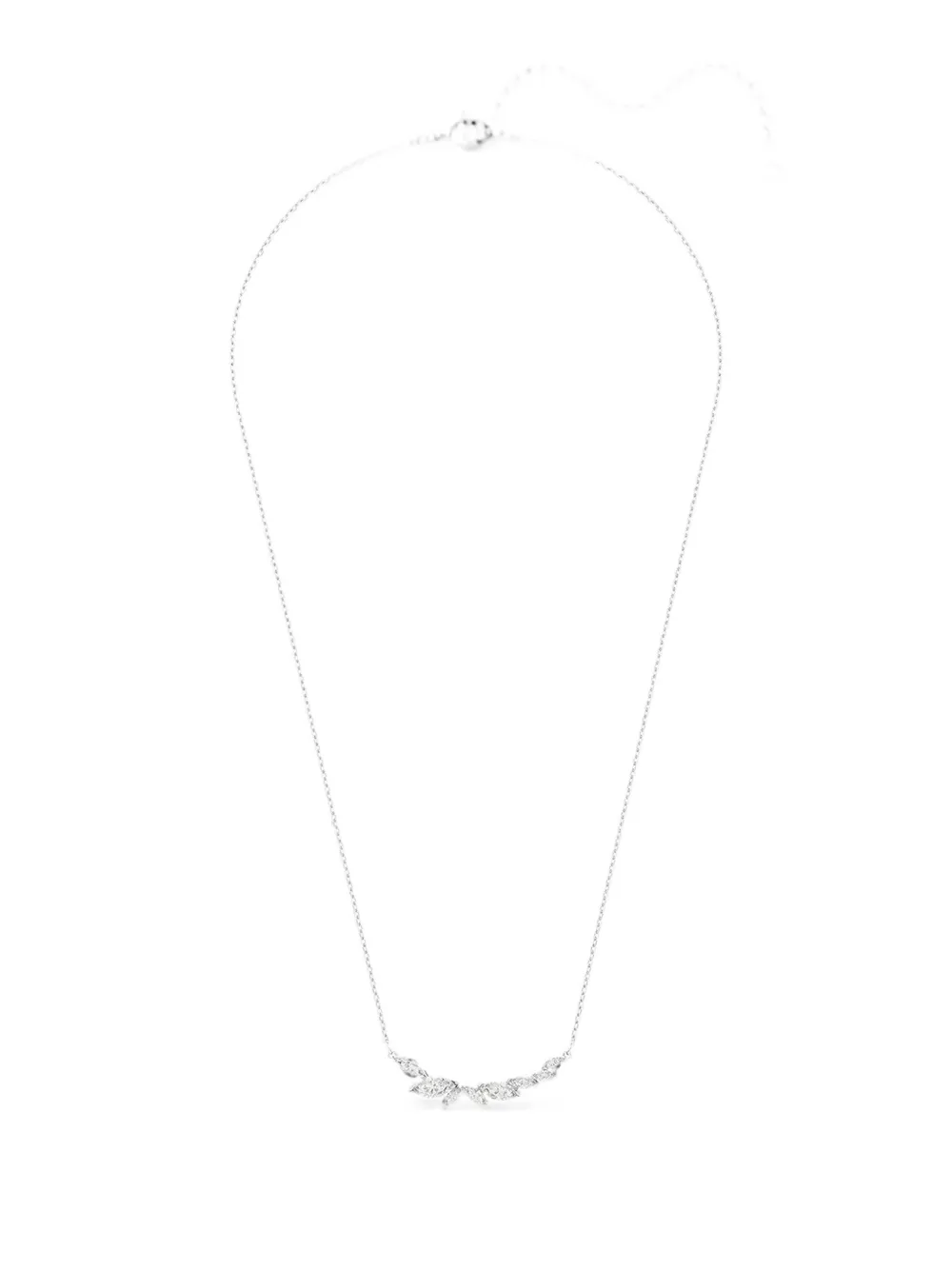 Swarovski marquise-cut crystal necklace - Silber