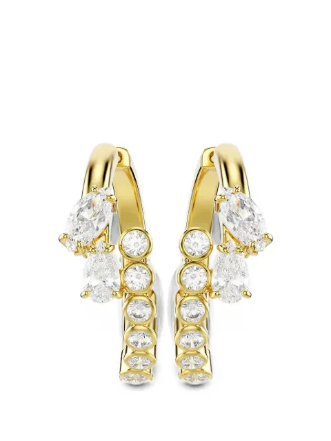 Swarovski Mesmera crystal-embellished hoop earrings
