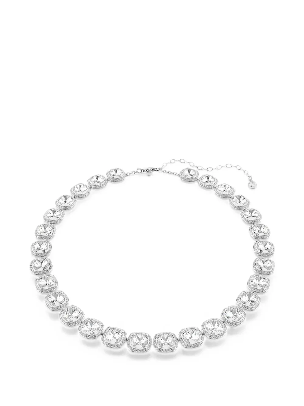 Swarovski crystal-embellished necklace - Silber