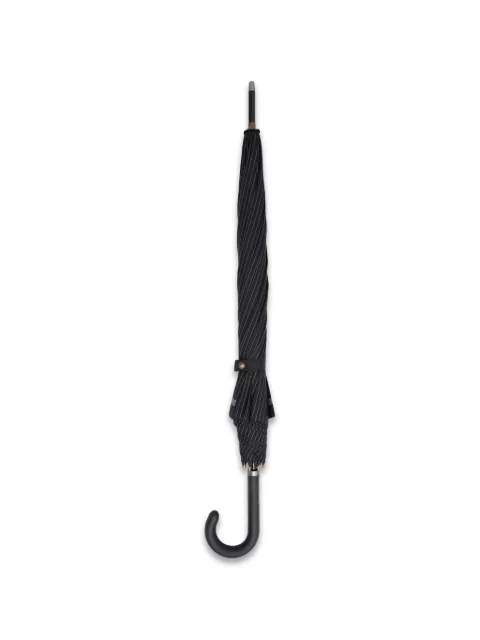 Moschino pinstripe-print curved-handle umbrella