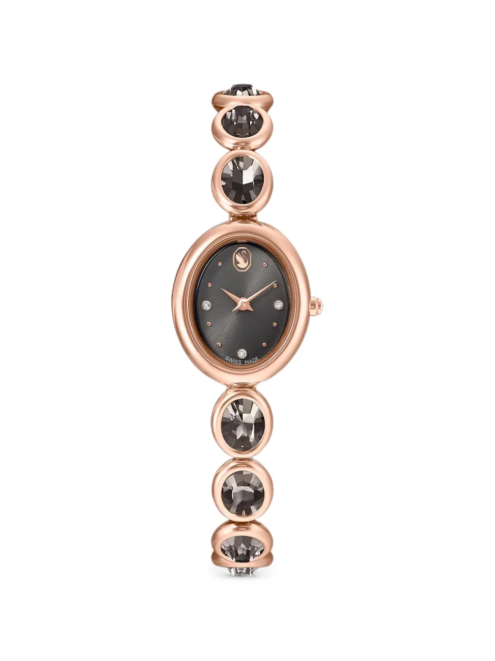 Swarovski crystal-embellished 25mm watch - Grigio