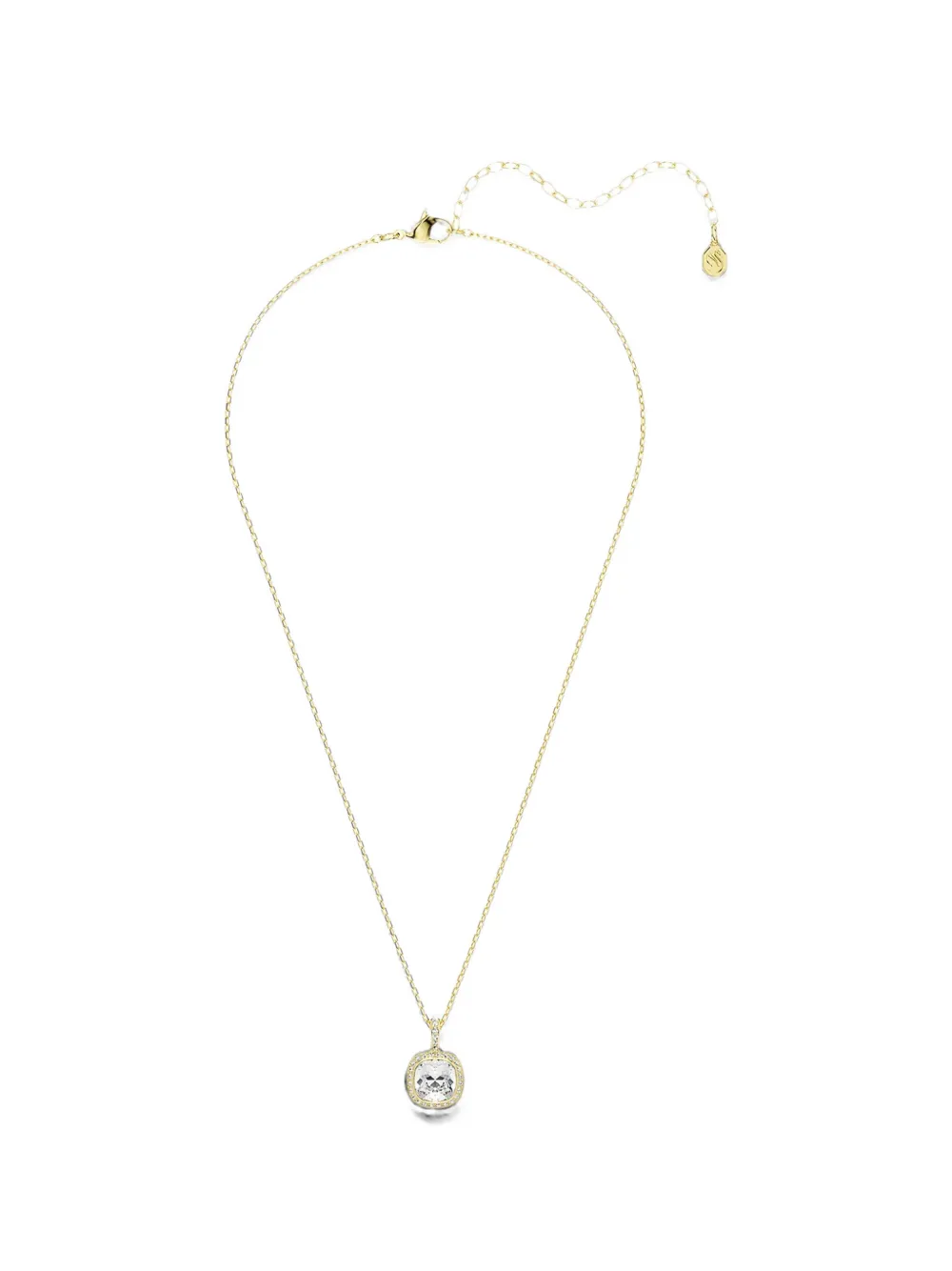 Swarovski Una Angelic Halskette mit kristallverziertem Anhänger - Gold