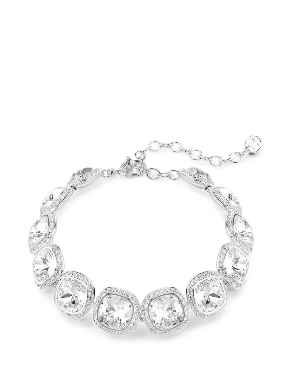 Swarovski crystal-embellished bracelet - Argento