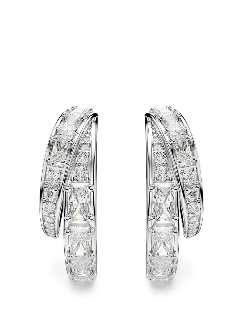 Swarovski Vienna hoop earrings - Argento