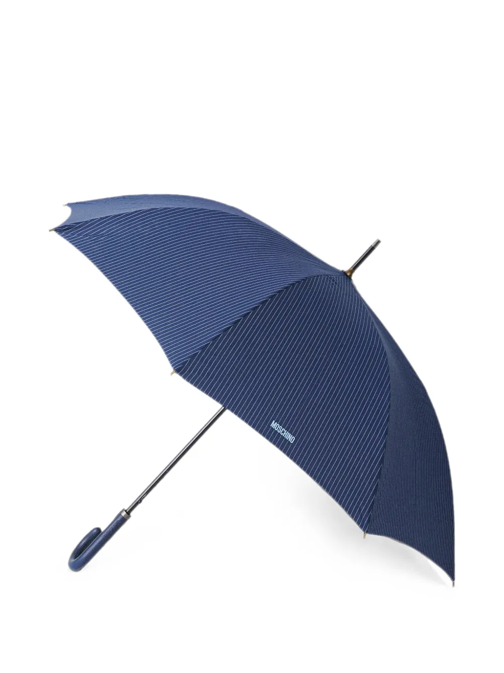 Moschino pinstripe-print umbrella - Blu
