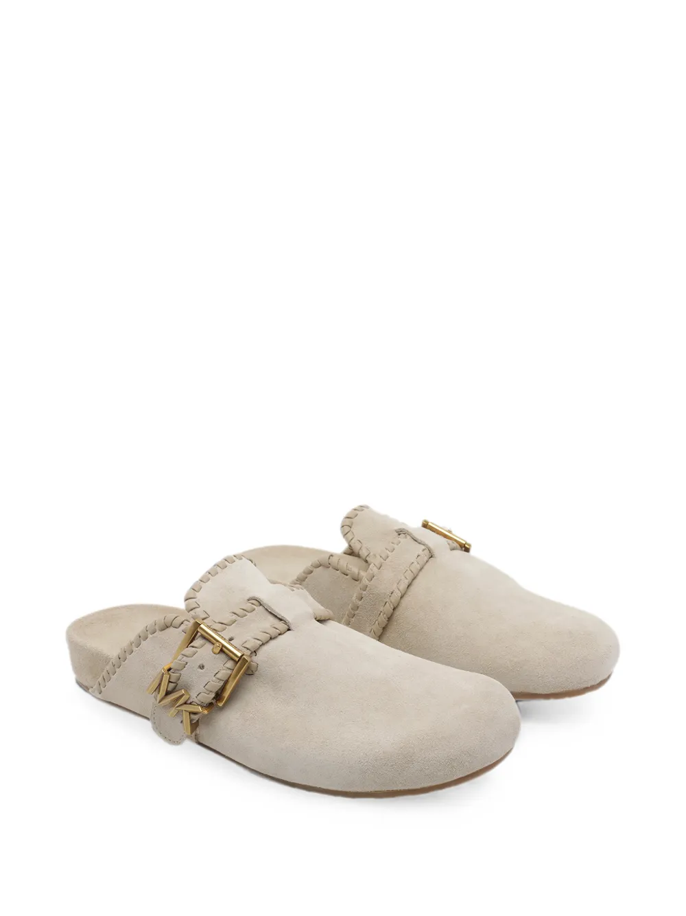 Michael Kors Greer buckle-detail mules Beige